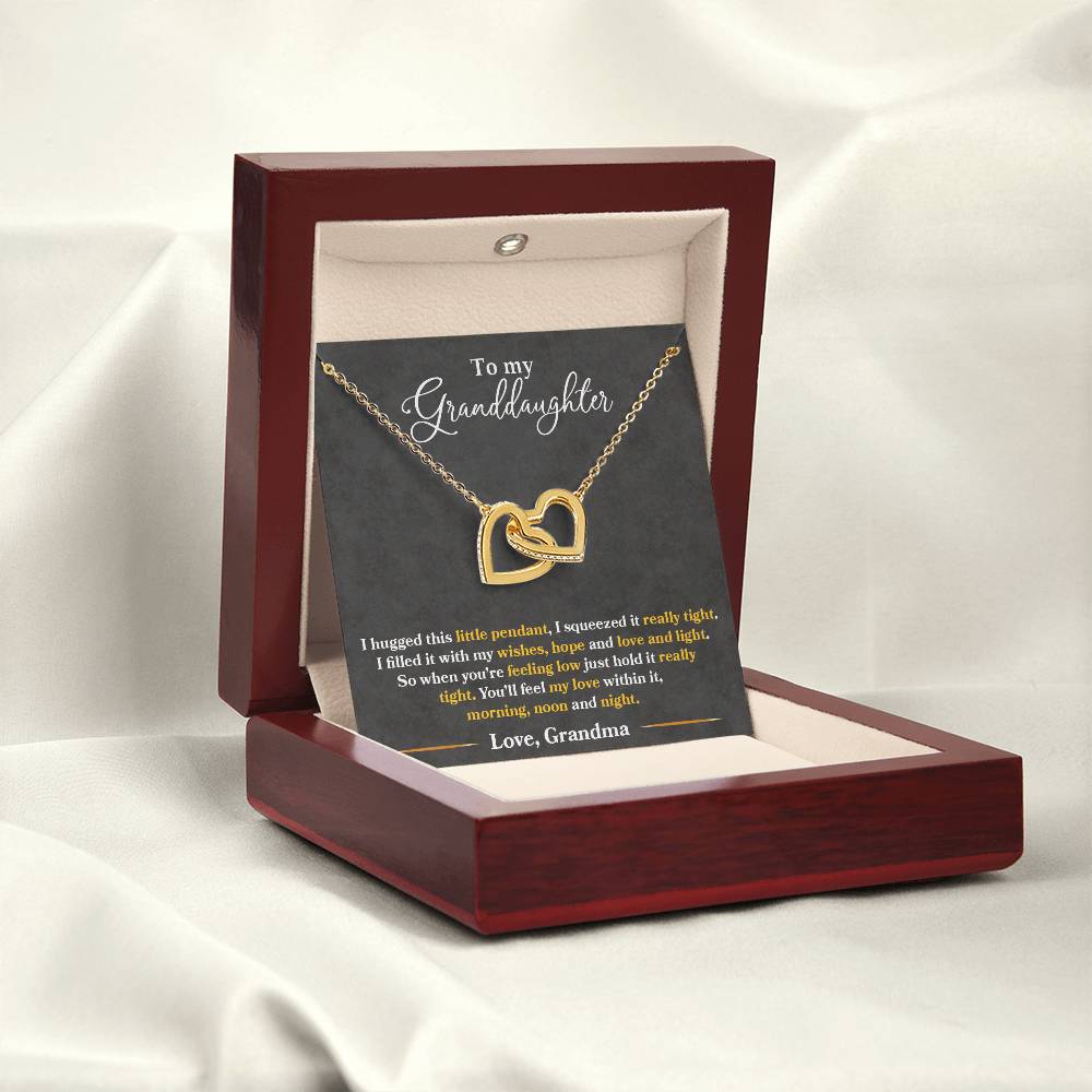 To My Granddaughter – You'll Feel My Love Within This Necklace