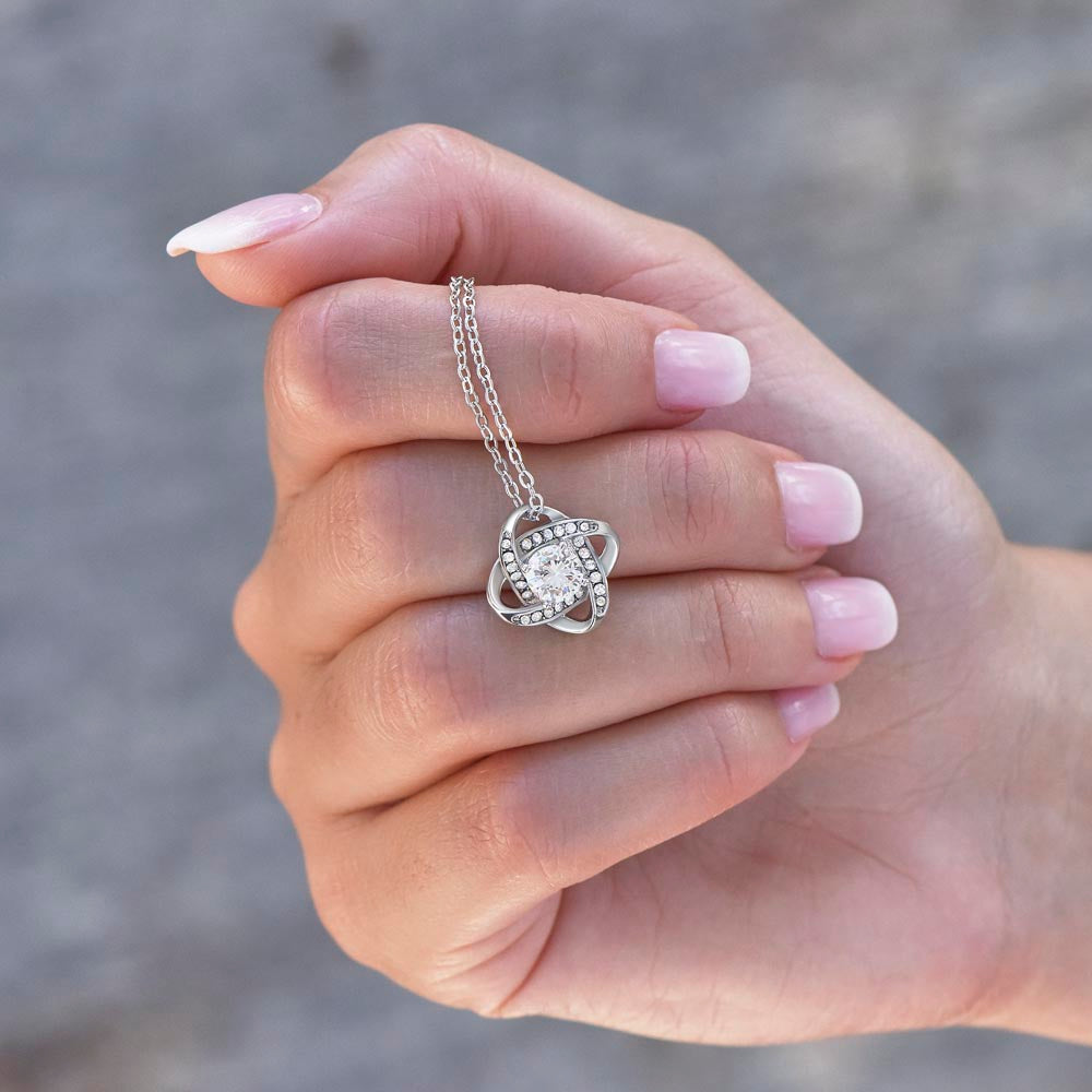 To My Beautiful Daughter – Just Hold This Close To Feel My Love Necklace