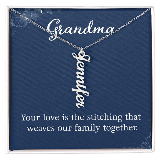To Grandma – Personalized Multi-Name Necklace | Up to 4 Names