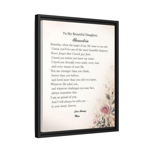 To My Daughter — A Gift From Mom She’ll Never Forget