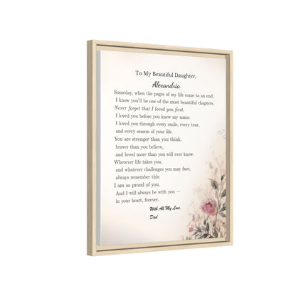 To My Daughter — A Gift From Dad She’ll Never Forget