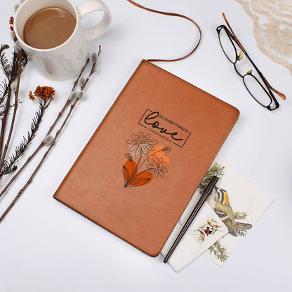 Do Everything in Love – Floral Scripture | Faith Journal