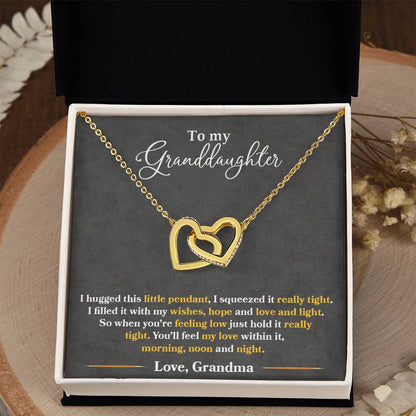 To My Granddaughter – You'll Feel My Love Within This Necklace