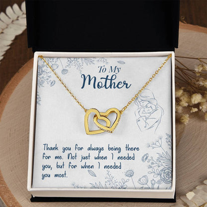 To My Mother – Thank You For Always Being There Necklace