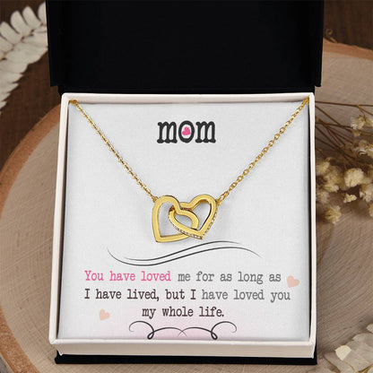 To My Mom – I've Loved You My Whole Life Necklace