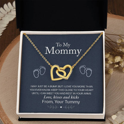 To My Mommy, Love From Your Tummy Necklace