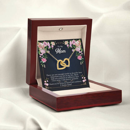 To My Mom - Thank You For Being My Friend Necklace