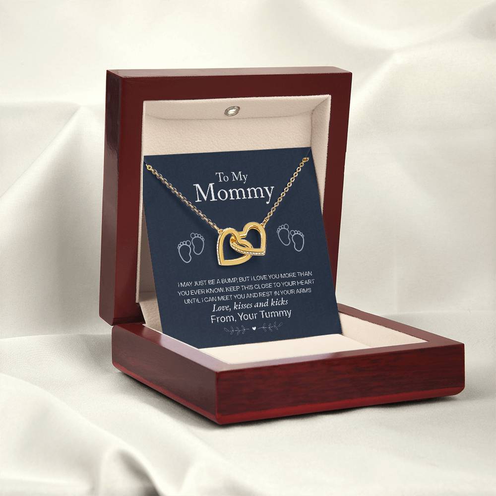To My Mommy, Love From Your Tummy Necklace