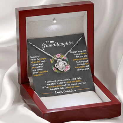 To My Granddaughter, Hold This Tight To Feel My Love