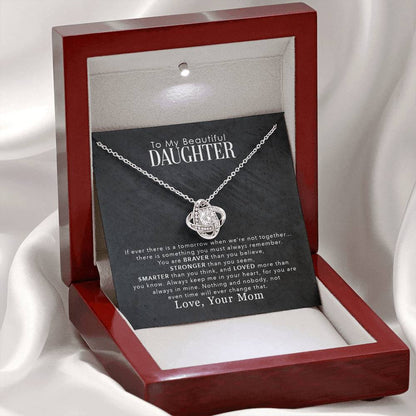 To My Beautiful Daughter – You Are Braver Than You Believe Necklace