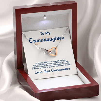 To My Granddaughter – I Love You For The Rest Of My Life Necklace