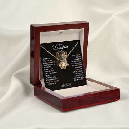 To My Daughter – You Will Always Be My Baby Girl Necklace
