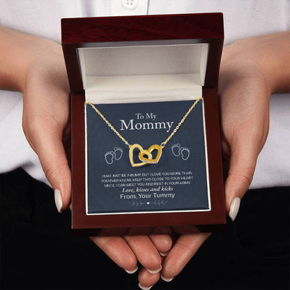 To My Mommy, Love From Your Tummy Necklace