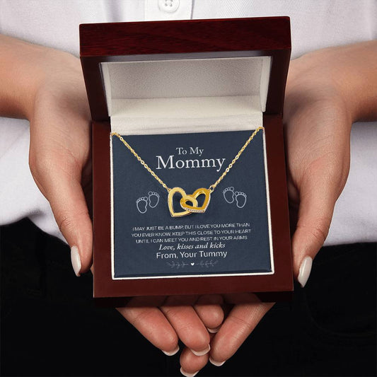 To My Mommy, Love From Your Tummy Necklace
