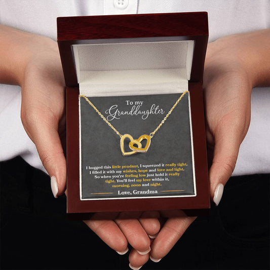 To My Granddaughter – You'll Feel My Love Within This Necklace