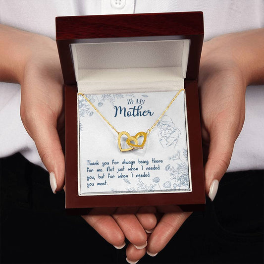 To My Mother – Thank You For Always Being There Necklace