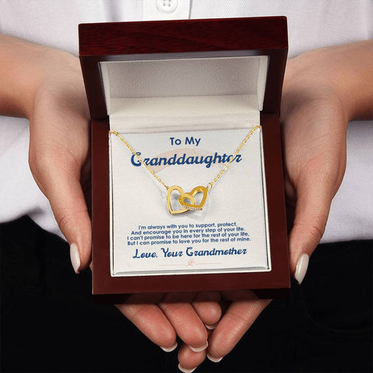 To My Granddaughter – I Love You For The Rest Of My Life Necklace