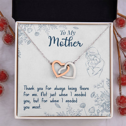 To My Mother – Thank You For Always Being There Necklace