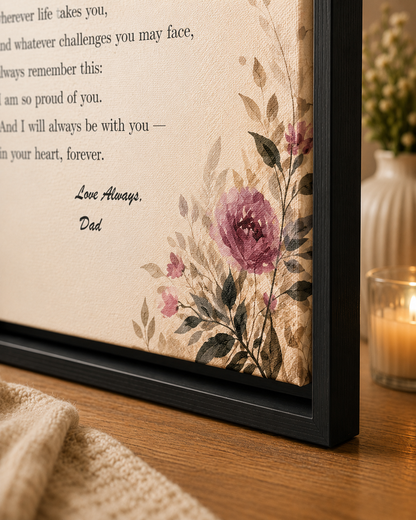 To My Daughter — A Gift From Dad She’ll Never Forget