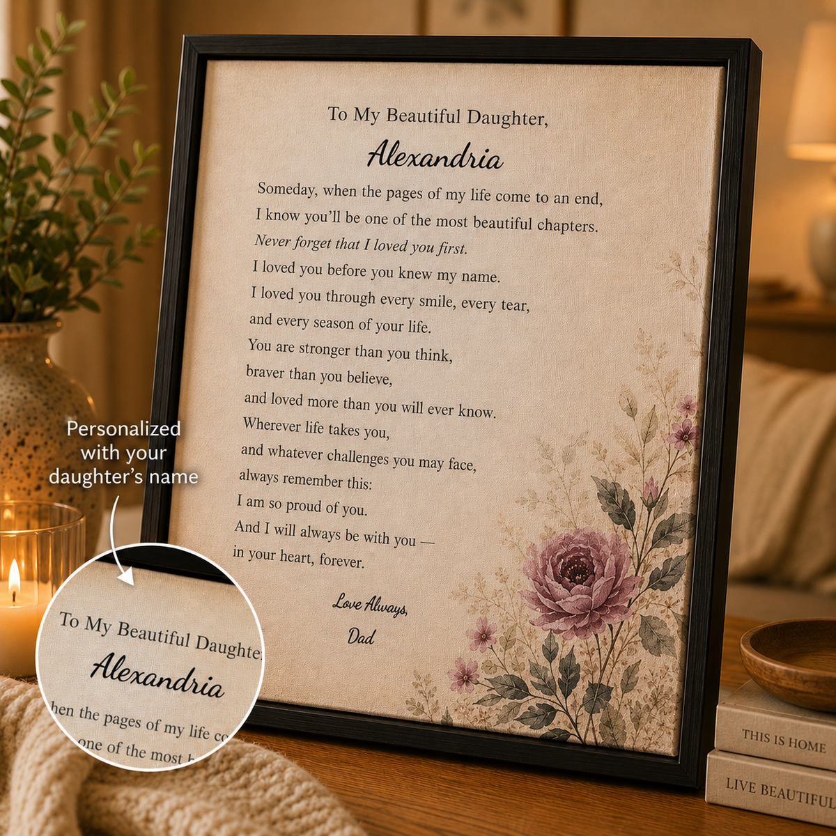 To My Daughter — A Gift From Dad She’ll Never Forget