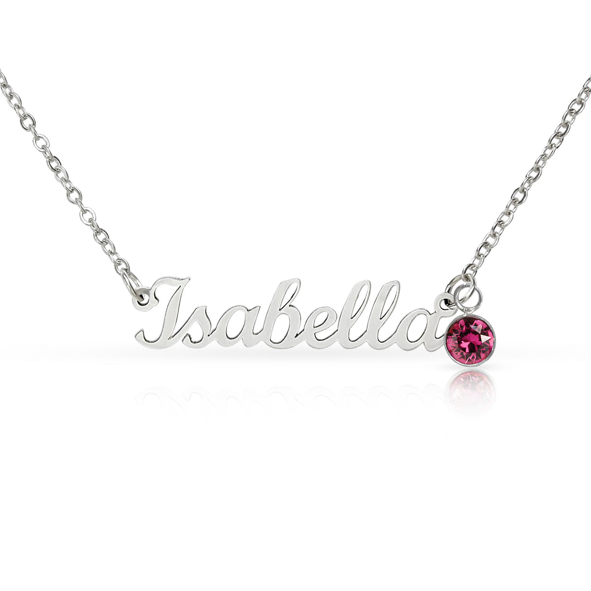 To My Daughter From Dad – Personalized Name & Birthstone Necklace