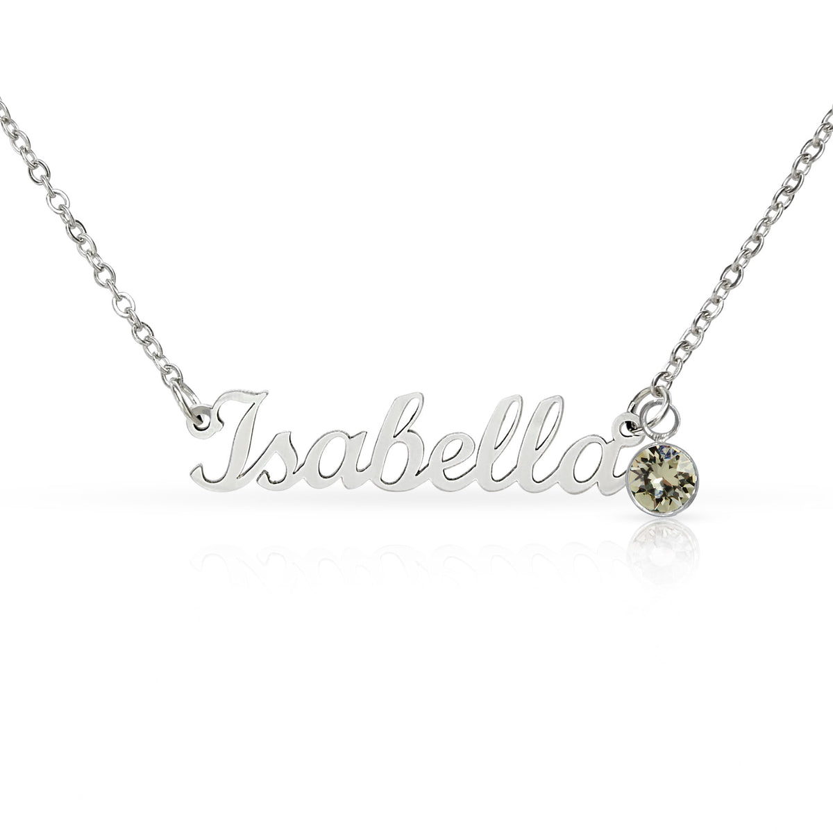 To My Daughter From Dad – Personalized Name & Birthstone Necklace