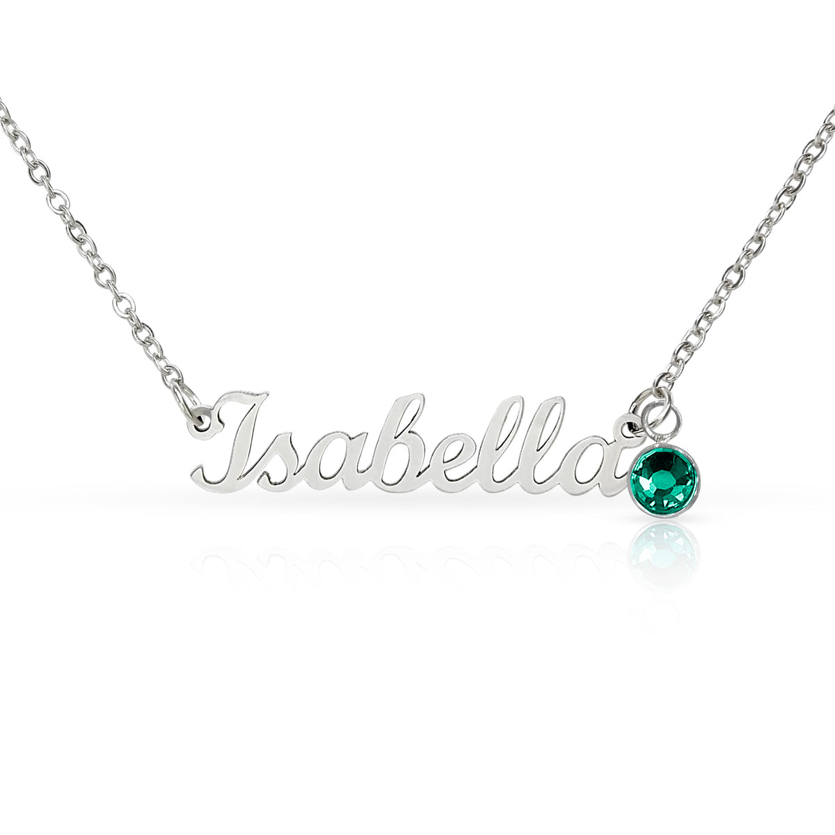 To My Daughter From Dad – Personalized Name & Birthstone Necklace
