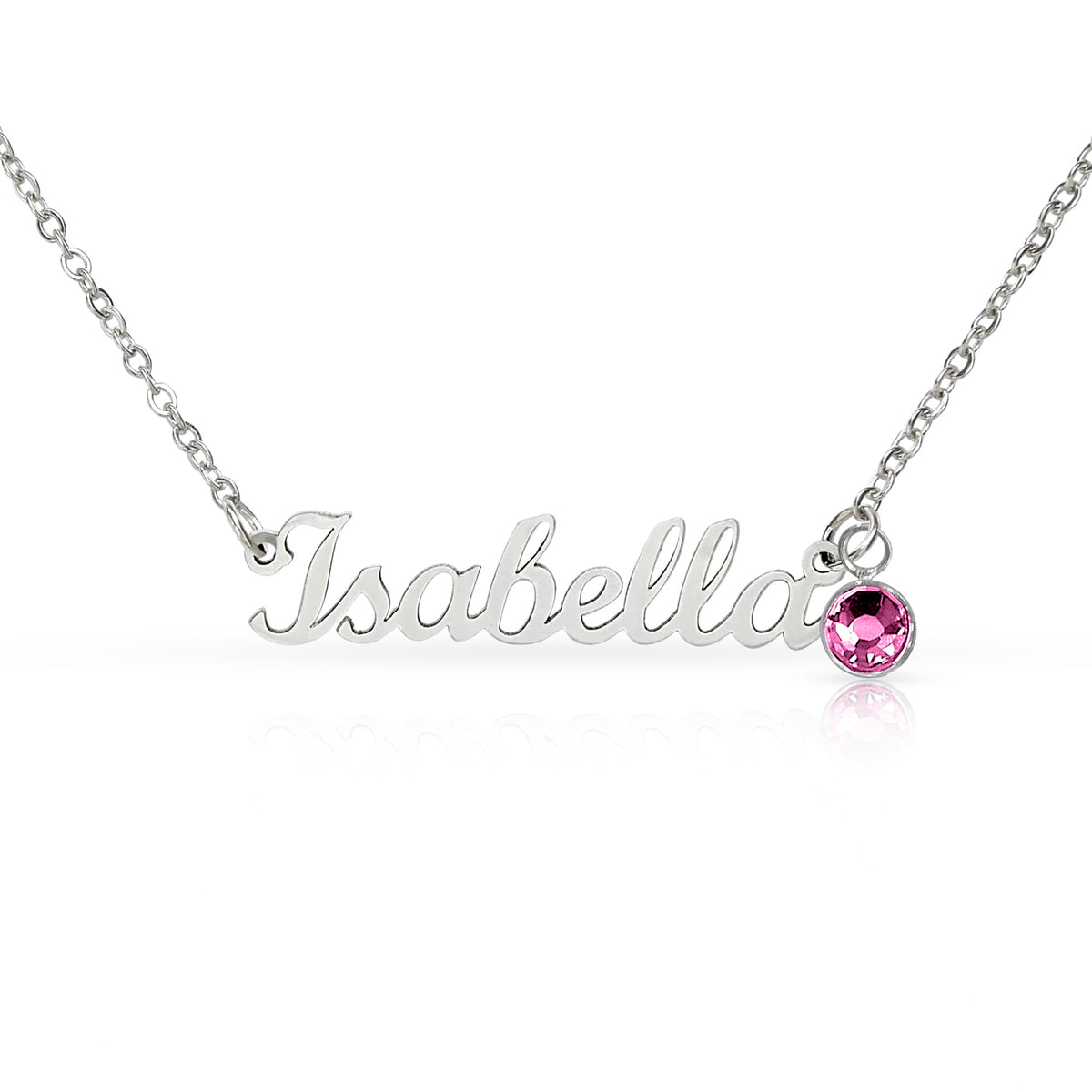 To My Daughter From Dad – Personalized Name & Birthstone Necklace