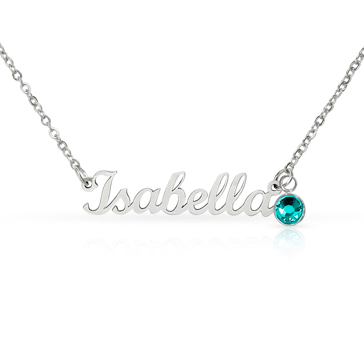 To My Daughter From Dad – Personalized Name & Birthstone Necklace
