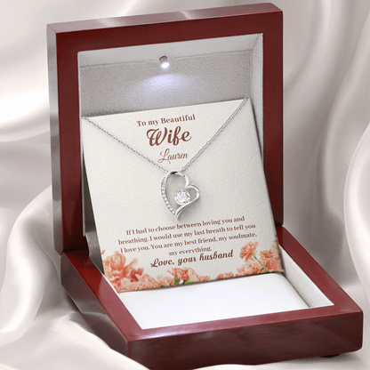 To My Wife – You Are My Everything | Personalized Forever Love Necklace