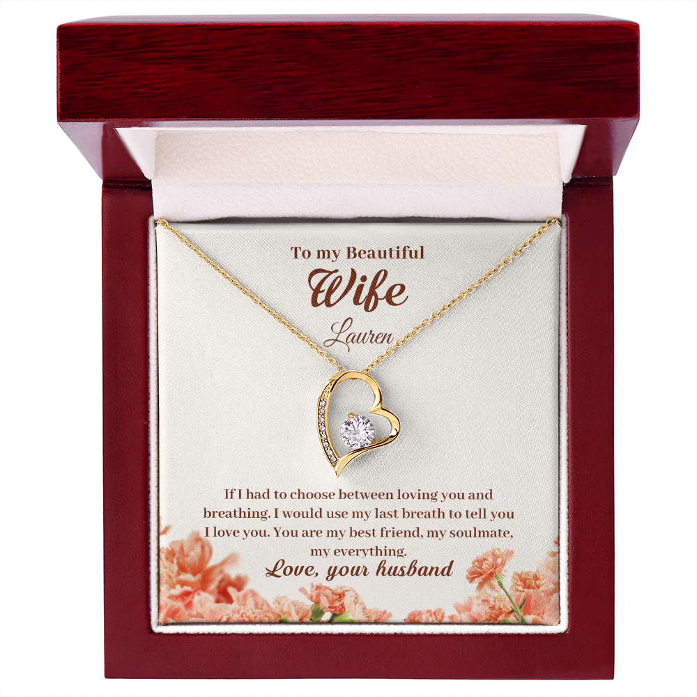 To My Wife – You Are My Everything | Personalized Forever Love Necklace