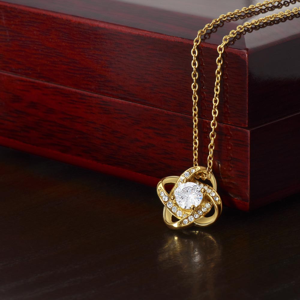 To My Daughter – I'm Always Right Here In Your Heart Necklace