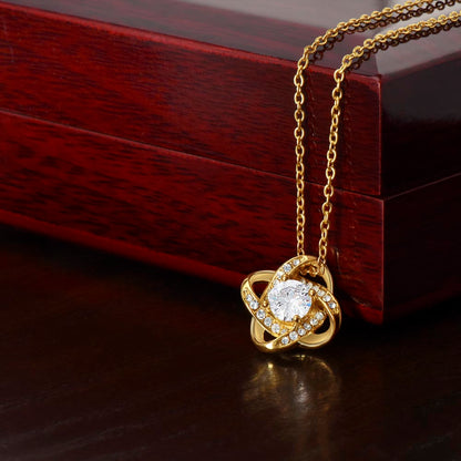 To My Daughter – I'm Always Right Here In Your Heart Necklace