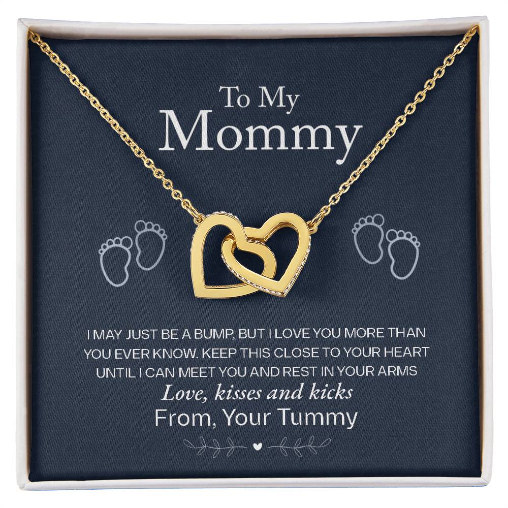 To My Mommy, Love From Your Tummy Necklace