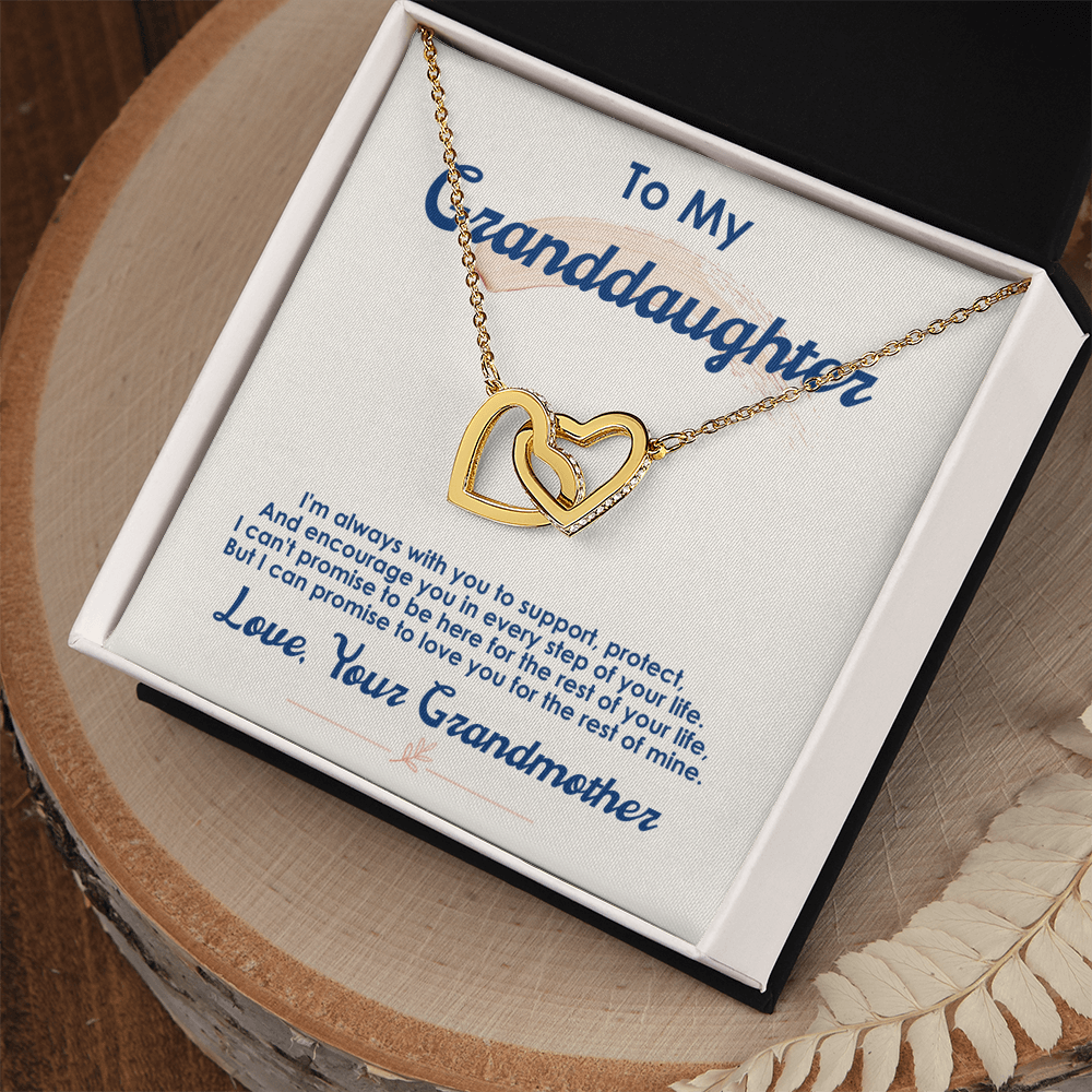 To My Granddaughter – I Love You For The Rest Of My Life Necklace