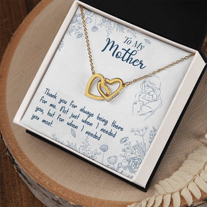 To My Mother – Thank You For Always Being There Necklace