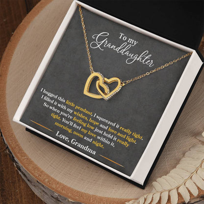 To My Granddaughter – You'll Feel My Love Within This Necklace