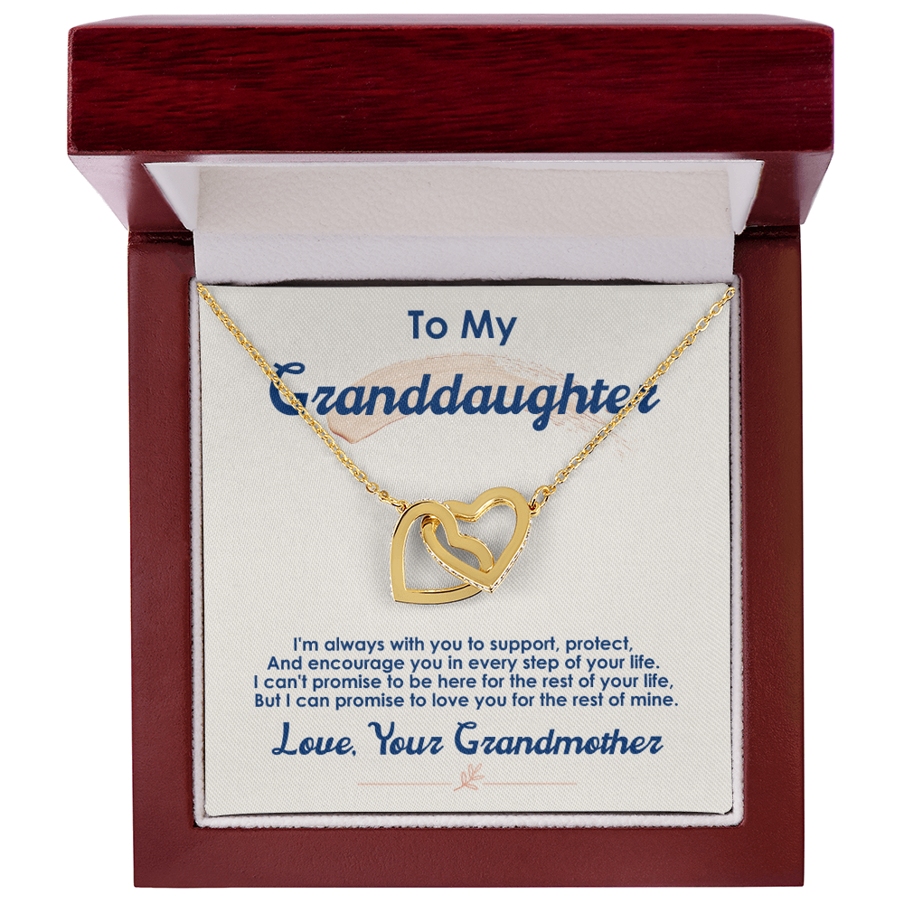 To My Granddaughter – I Love You For The Rest Of My Life Necklace