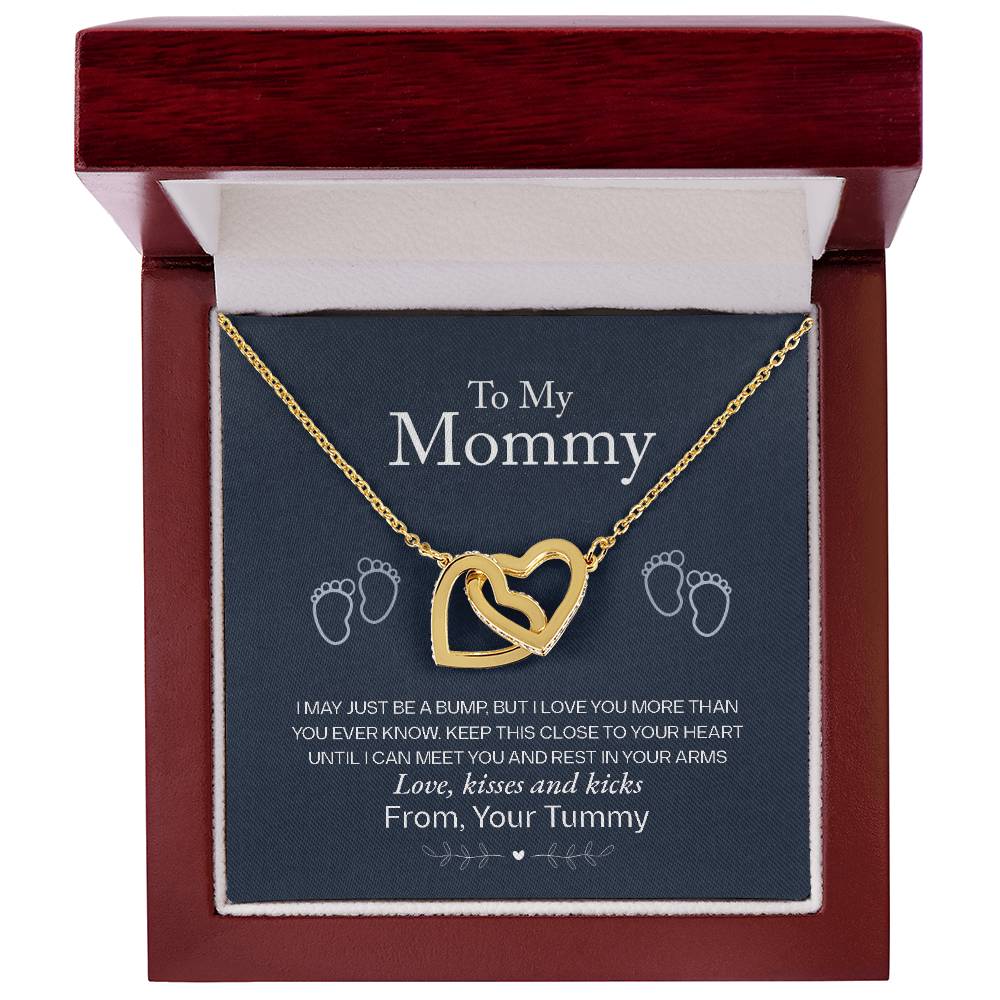 To My Mommy, Love From Your Tummy Necklace