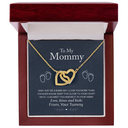 To My Mommy, Love From Your Tummy Necklace