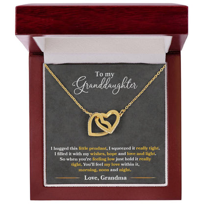 To My Granddaughter – You'll Feel My Love Within This Necklace