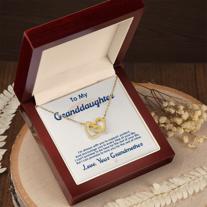 To My Granddaughter – I Love You For The Rest Of My Life Necklace