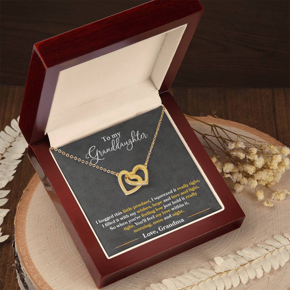 To My Granddaughter – You'll Feel My Love Within This Necklace