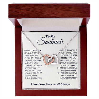 To My Soulmate – I Love You, Forever & Always Necklace