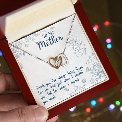 To My Mother – Thank You For Always Being There Necklace
