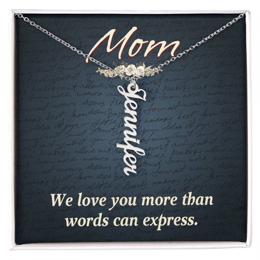 To Mom – Personalized Multi-Name Necklace | Up to 4 Names
