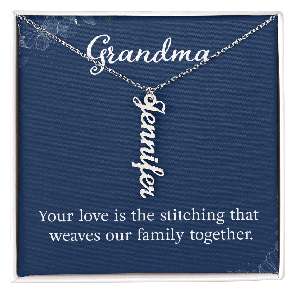 To Grandma – Personalized Multi-Name Necklace | Up to 4 Names