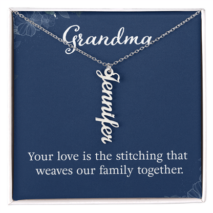To Grandma – Personalized Multi-Name Necklace | Up to 4 Names