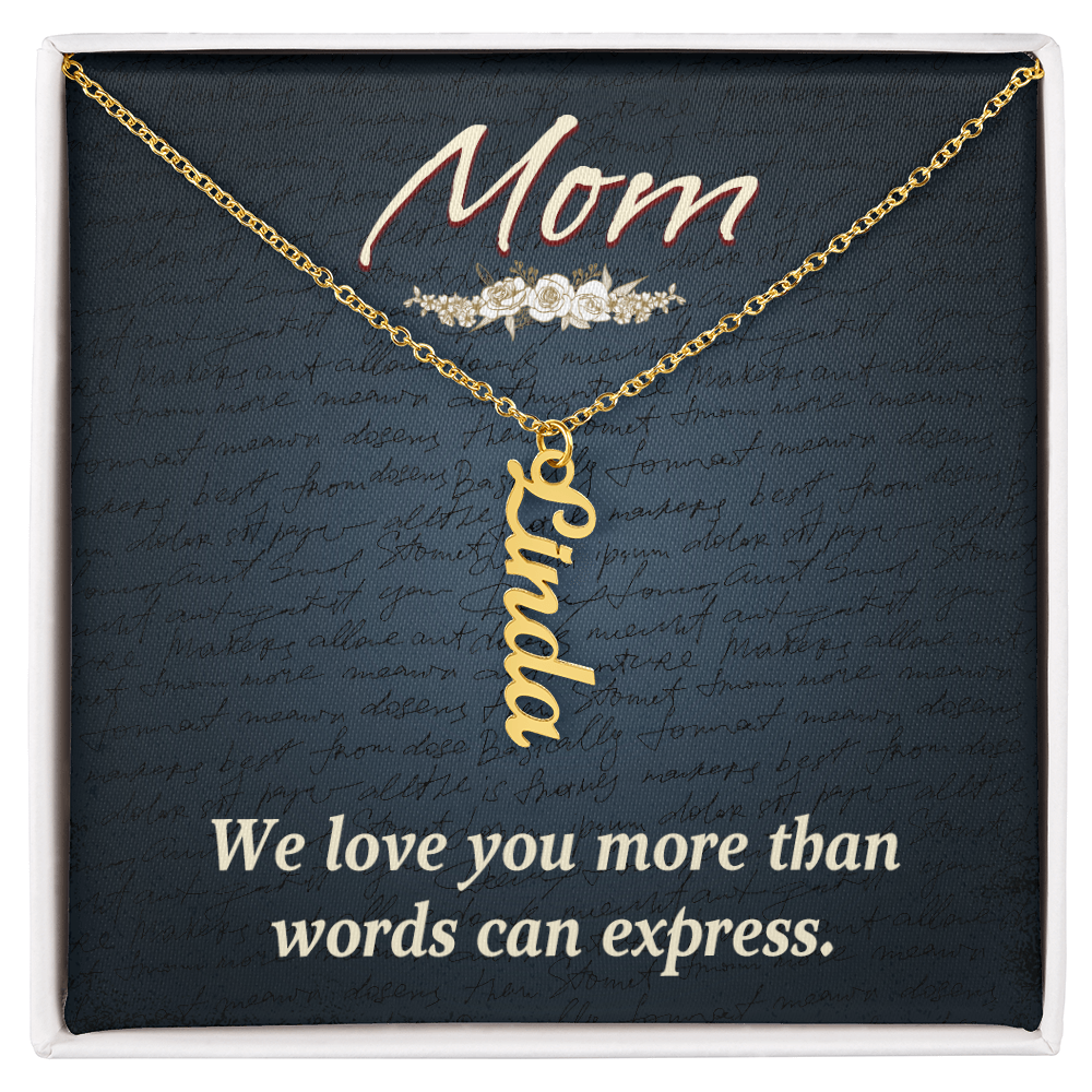 To Mom – Personalized Multi-Name Necklace | Up to 4 Names