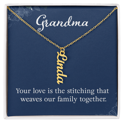 To Grandma – Personalized Multi-Name Necklace | Up to 4 Names